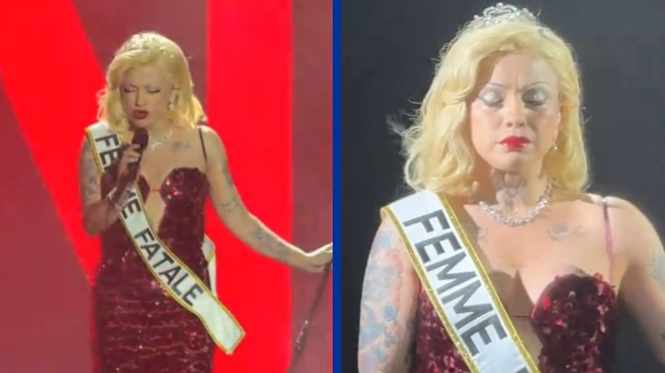 Mon Laferte rompe en llanto durante Carnaval de Veracruz 