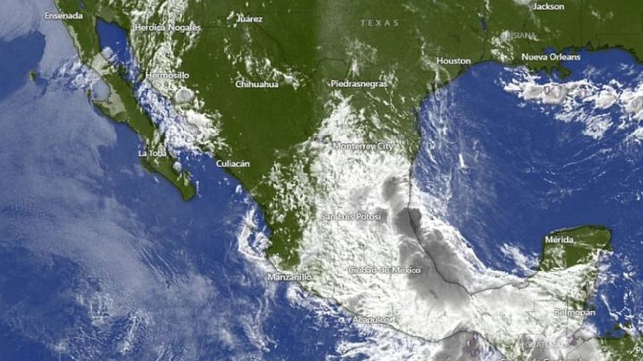 Monitorean zona de baja presión en el Océano Pacífico