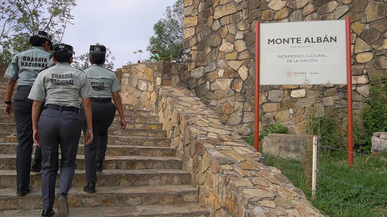 Refuerzan seguridad en Monte Albán tras ataque en Teotihuacán