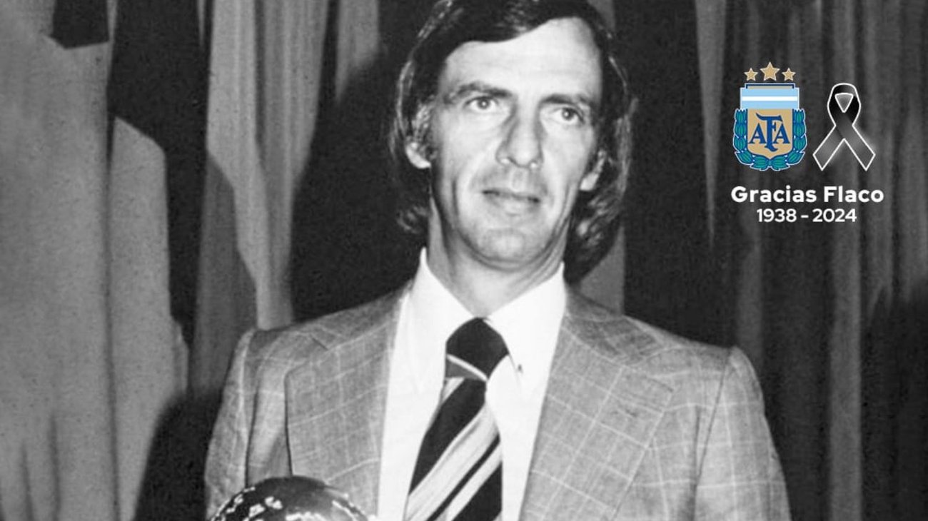 Muere 'Flaco' Menotti, campeón del mundo en Argentina 1978