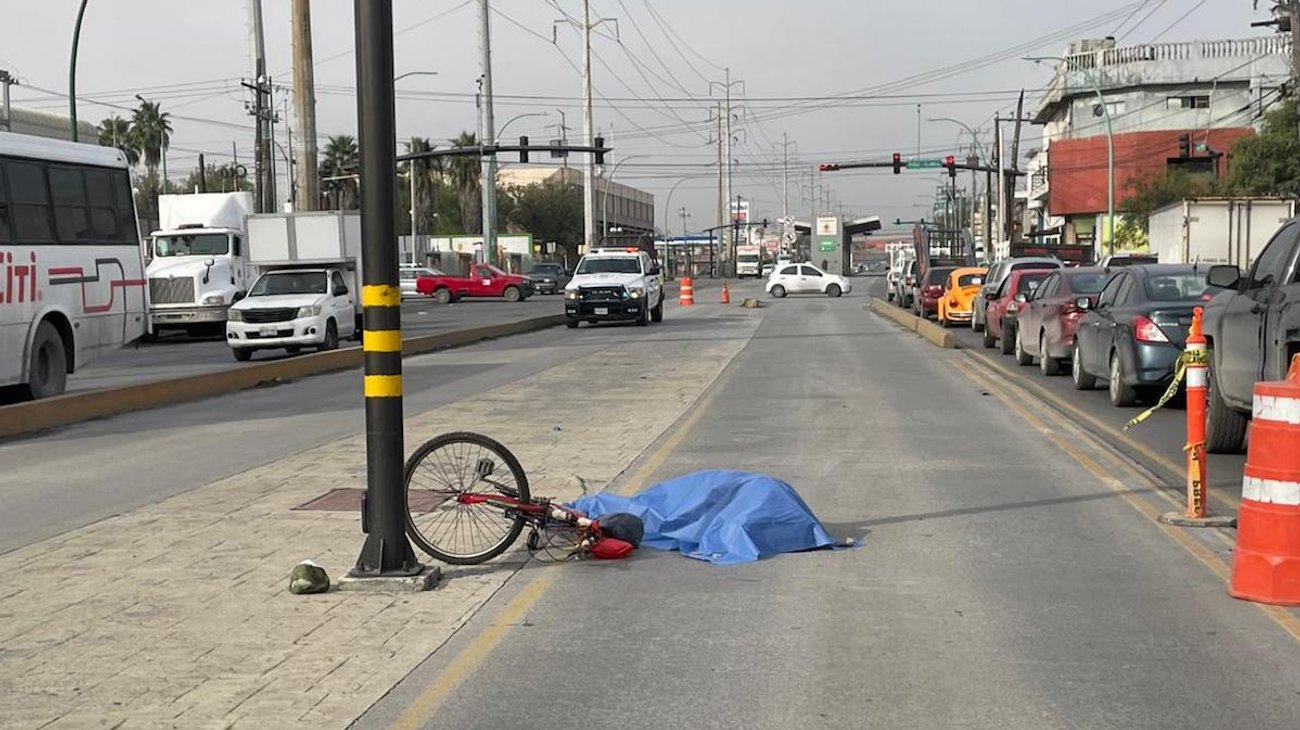 Investigan muerte de hombre que viajaba en bicicleta