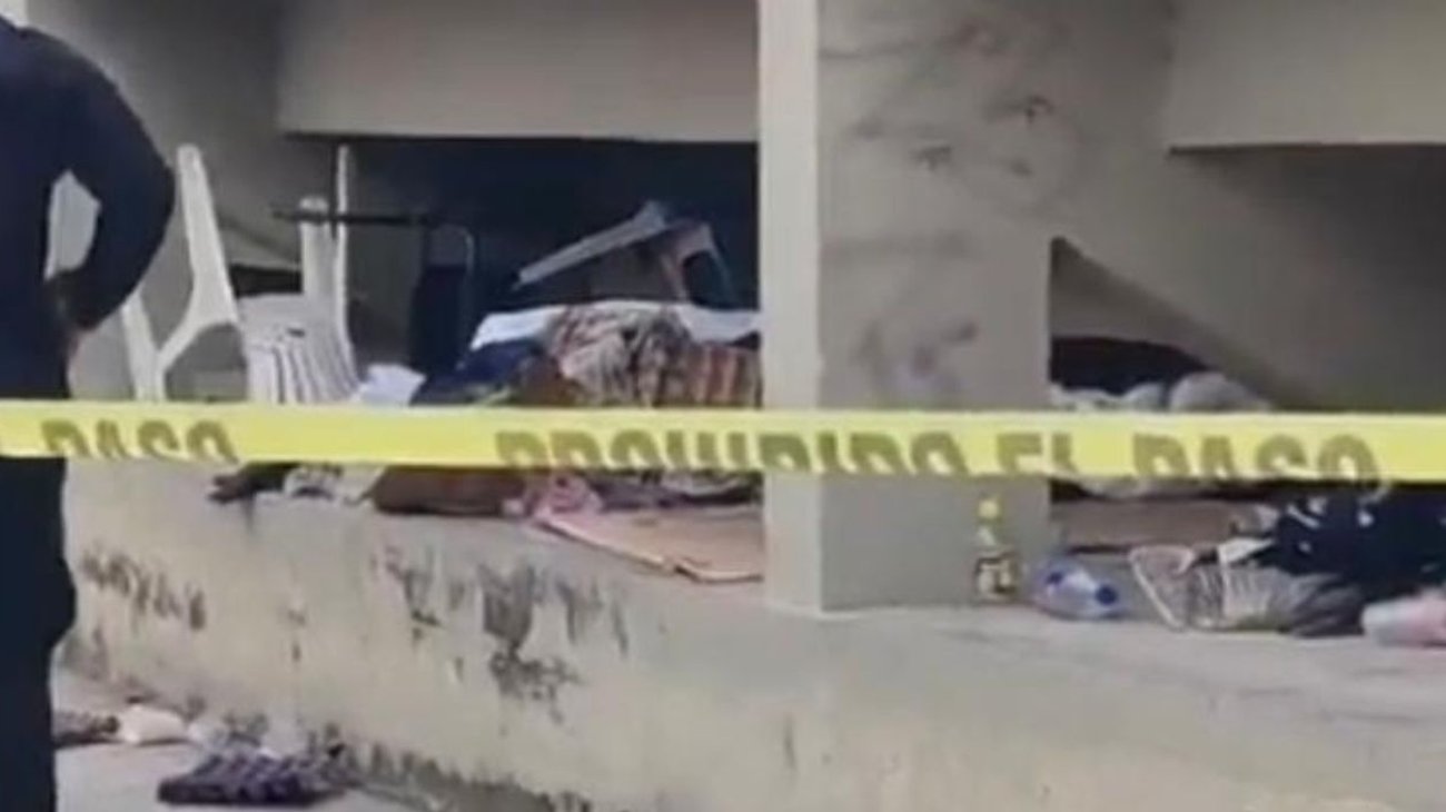 Adulto mayor muere abajo de puente por hipotermia en Tampico