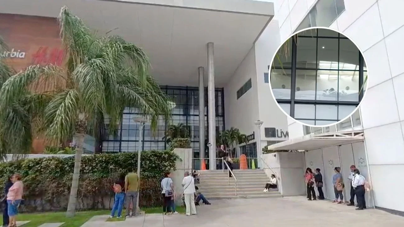 Muere al desplomarse tragaluz de plaza comercial en Tampico