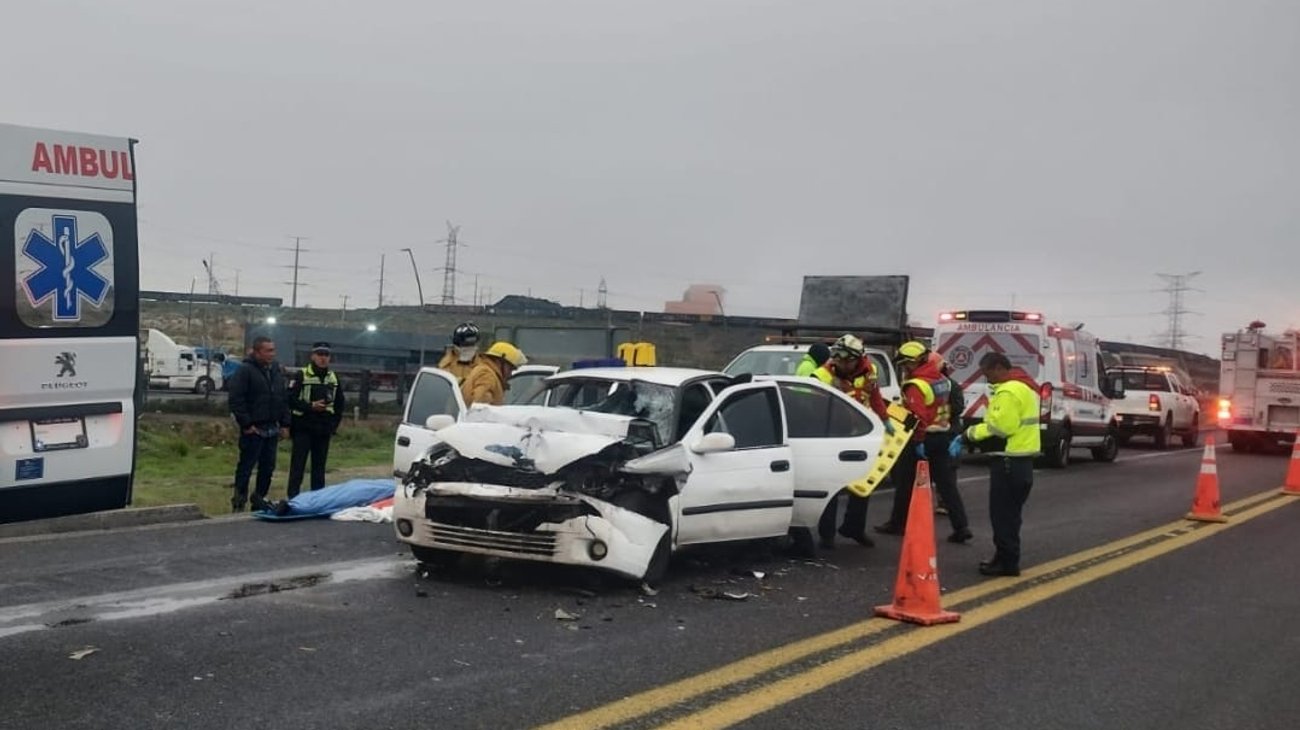 Muere en choque en Libramiento Norponiente en Ramos Arizpe
