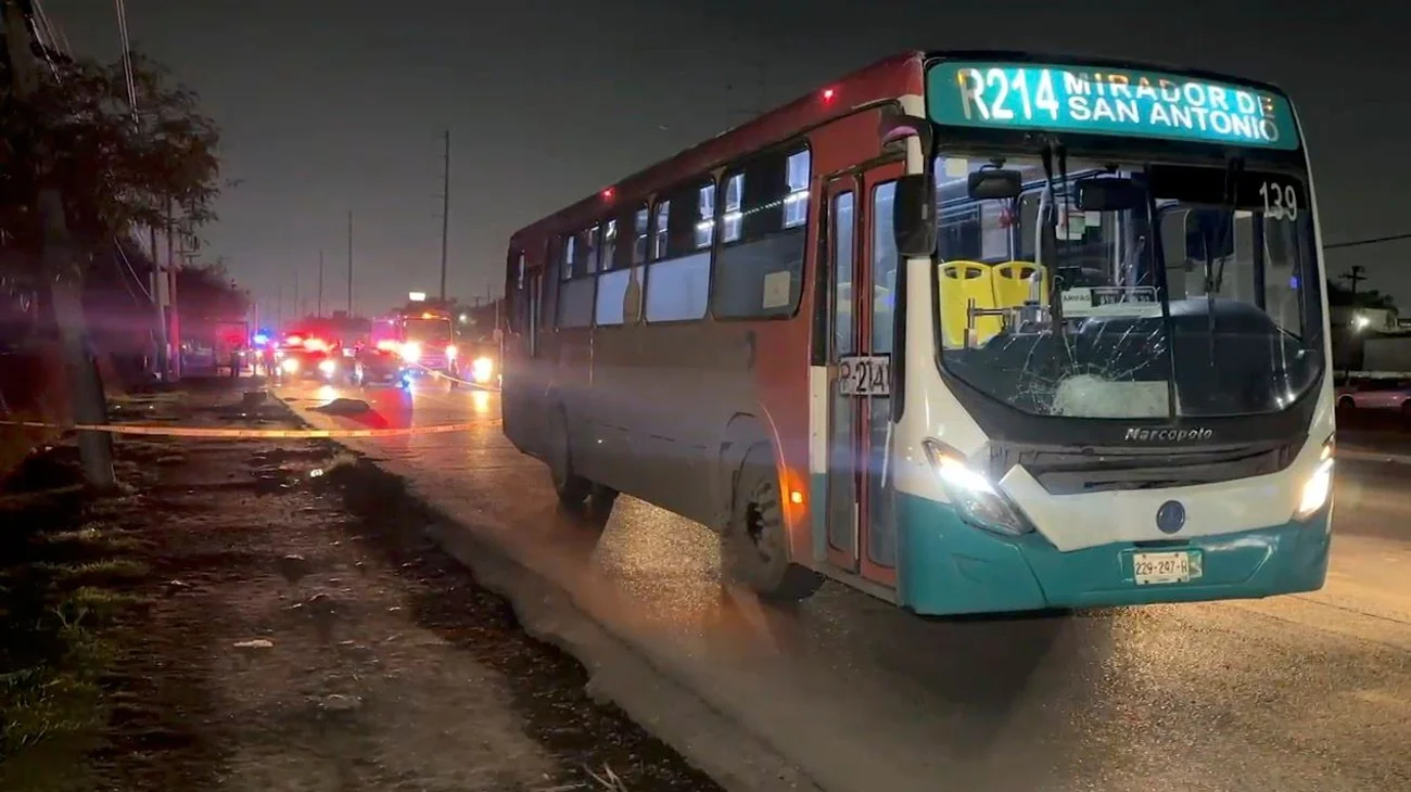 Muere mujer arrollada por camión urbano en Guadalupe