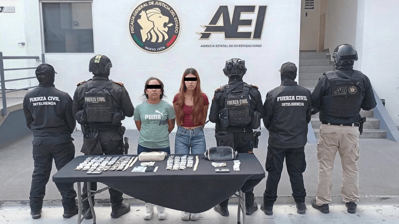 Capturan a mujeres y a menores con 170 dosis de drogas