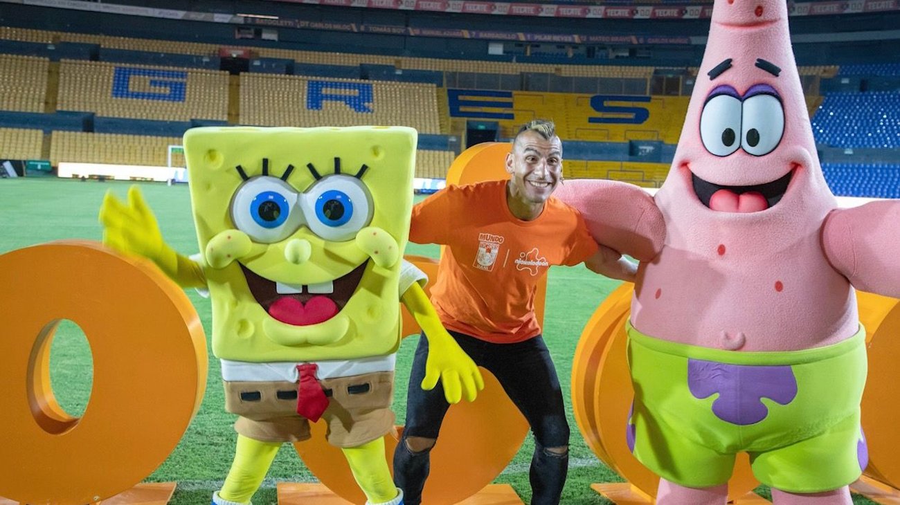 Tigres se cubre de 'slime' gracias a unión con Nickelodeon 