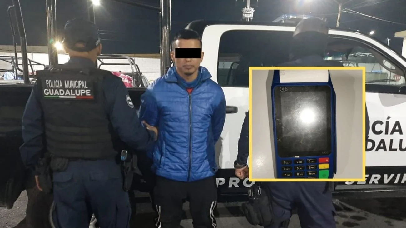 Cae narcomenudista en Guadalupe; aceptaba pagos con tarjeta