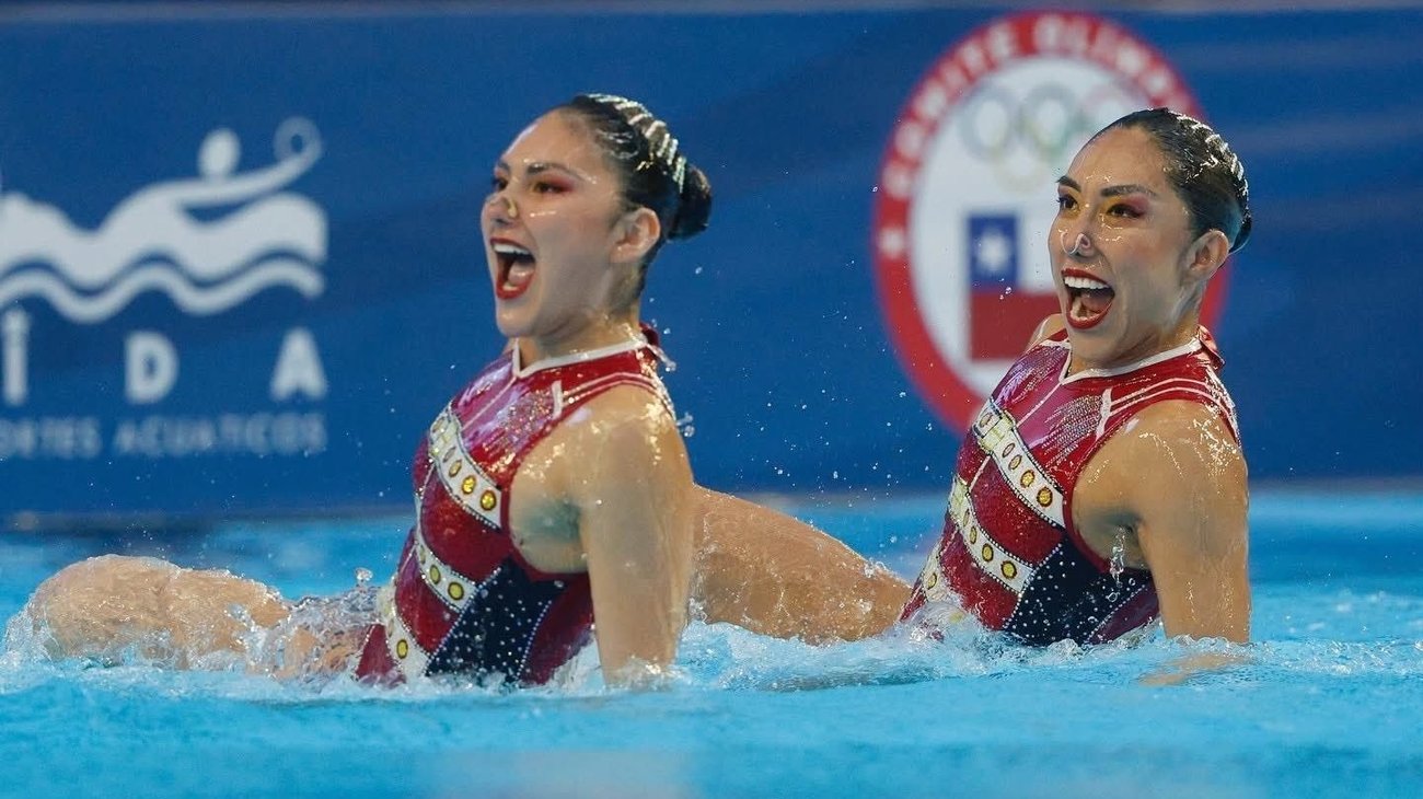 México domina el podio en dueto y equipos en Santiago 2026