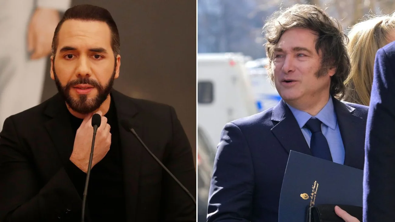 Llama Samuel 'lambiscones' a Nayib Bukele y Javier Milei