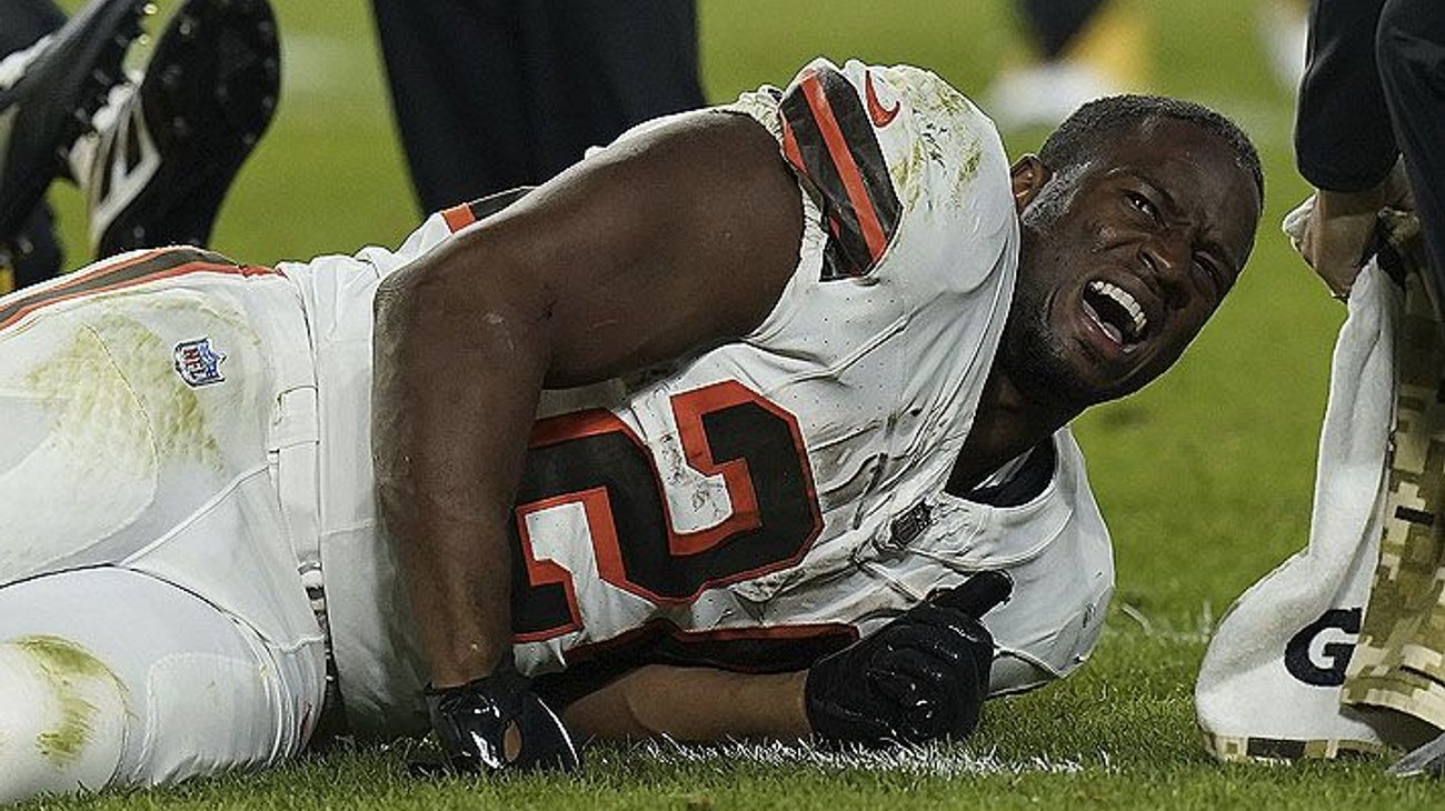 Confirmado: Nick Chubb se perderá temporada por lesión 