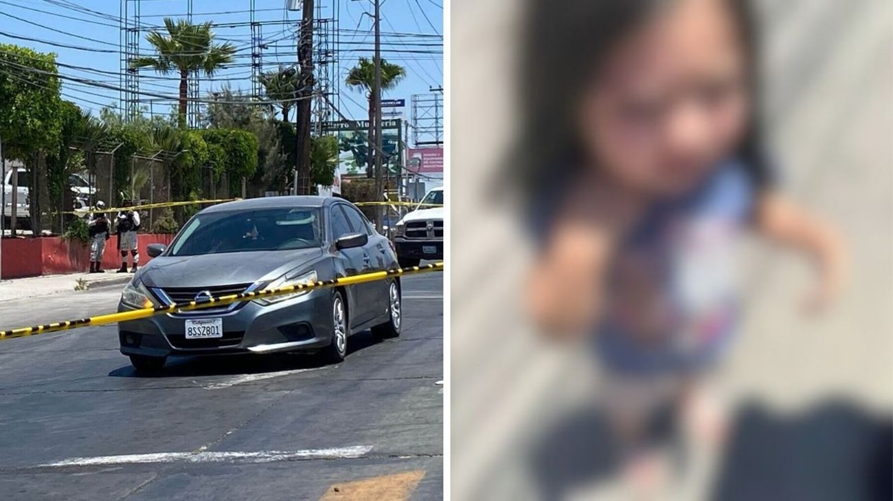 Niña deambula por calles de Tijuana tras sobrevivir a ataque
