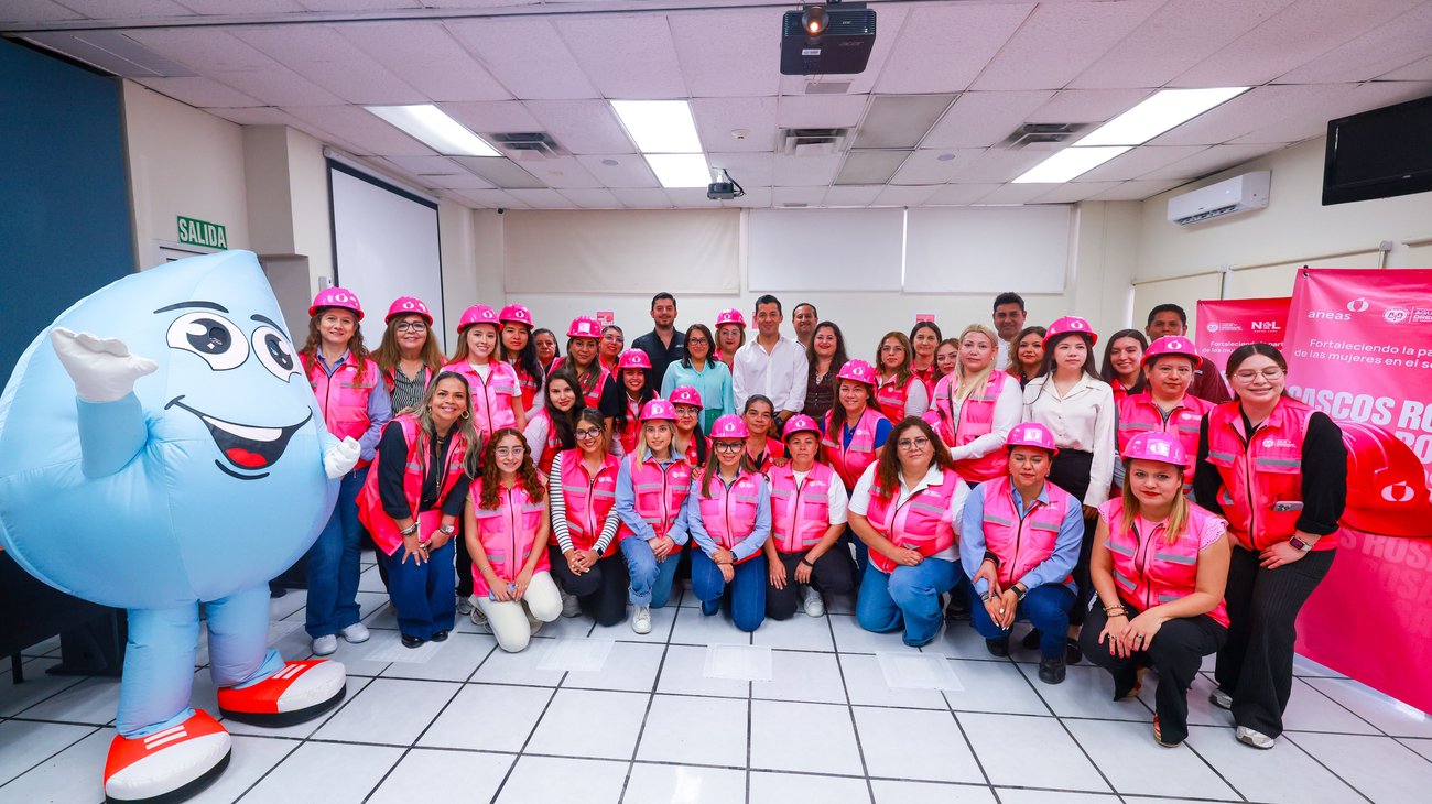 Transforman 'Cascos Rosas' el sector hídrico en Nuevo León