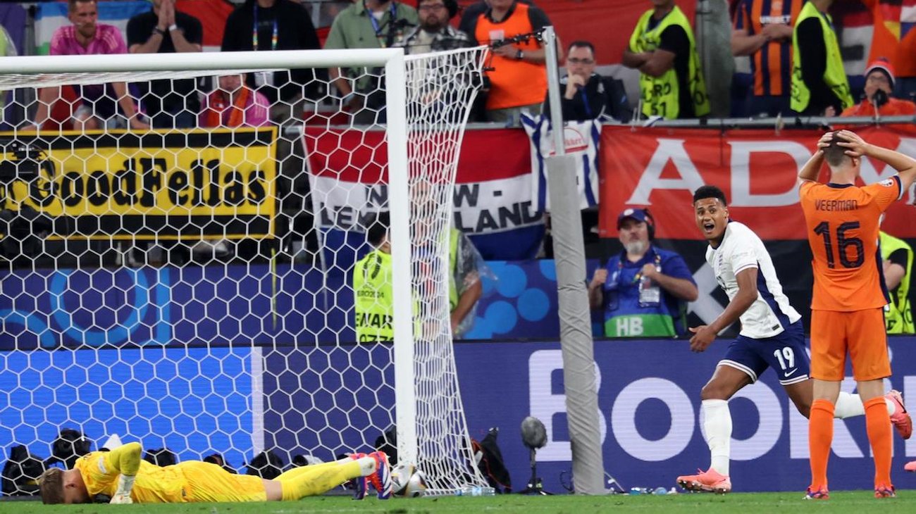 Inglaterra vence a Países Bajos; avanza a final de Eurocopa