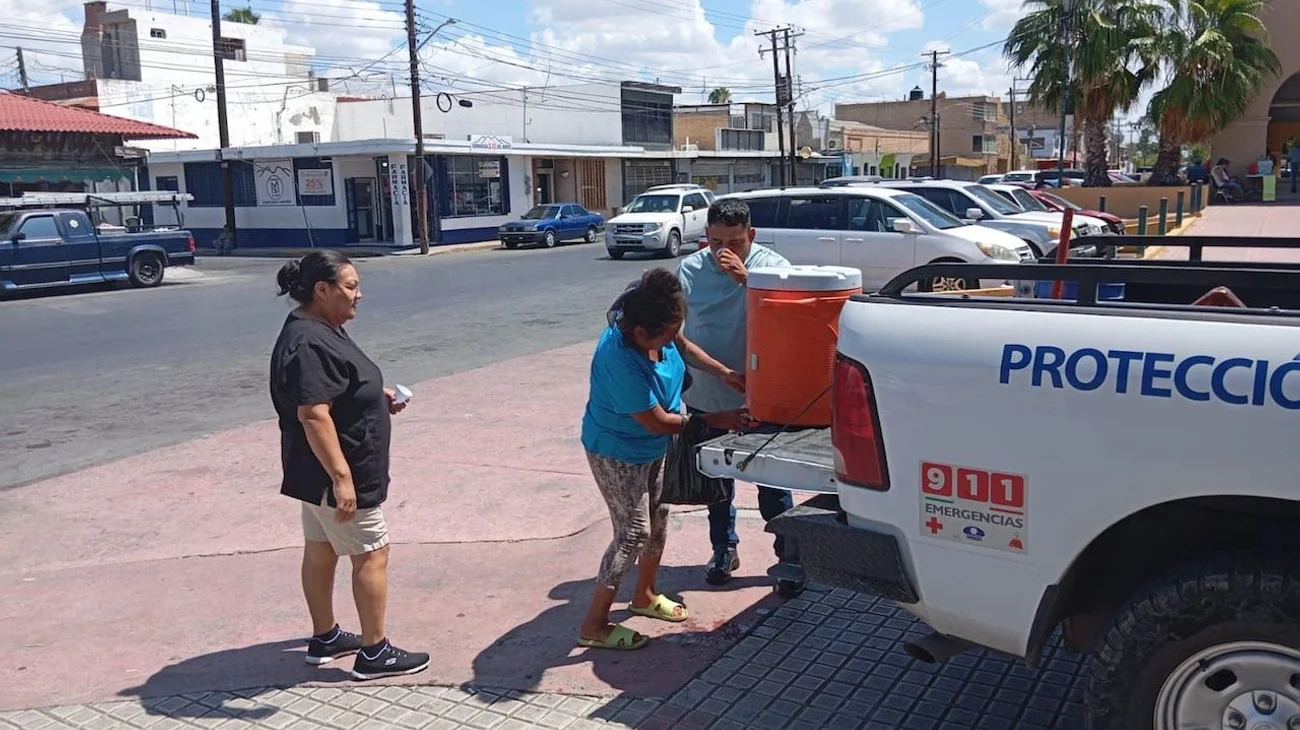 Se adelanta el calor de verano en Nuevo Laredo