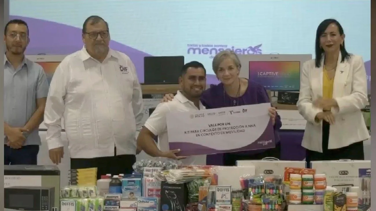 Atiende DIF a menores en contexto de movilidad