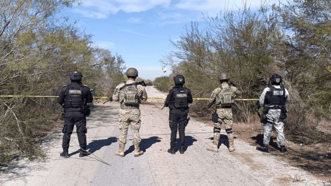 Detienen a nueve hombres con armas largas en Dr. Coss, NL