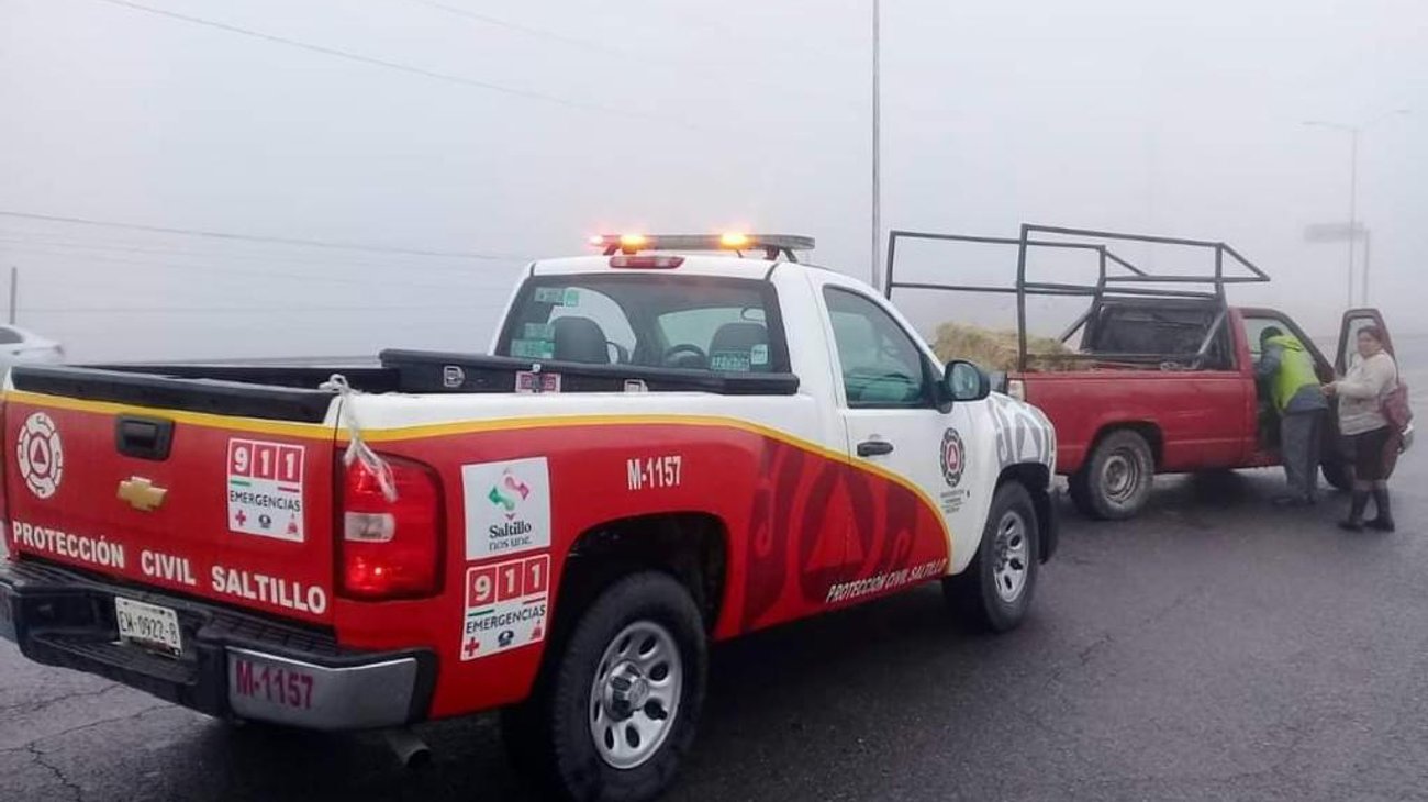 Activan operativo de protección civil en Saltillo