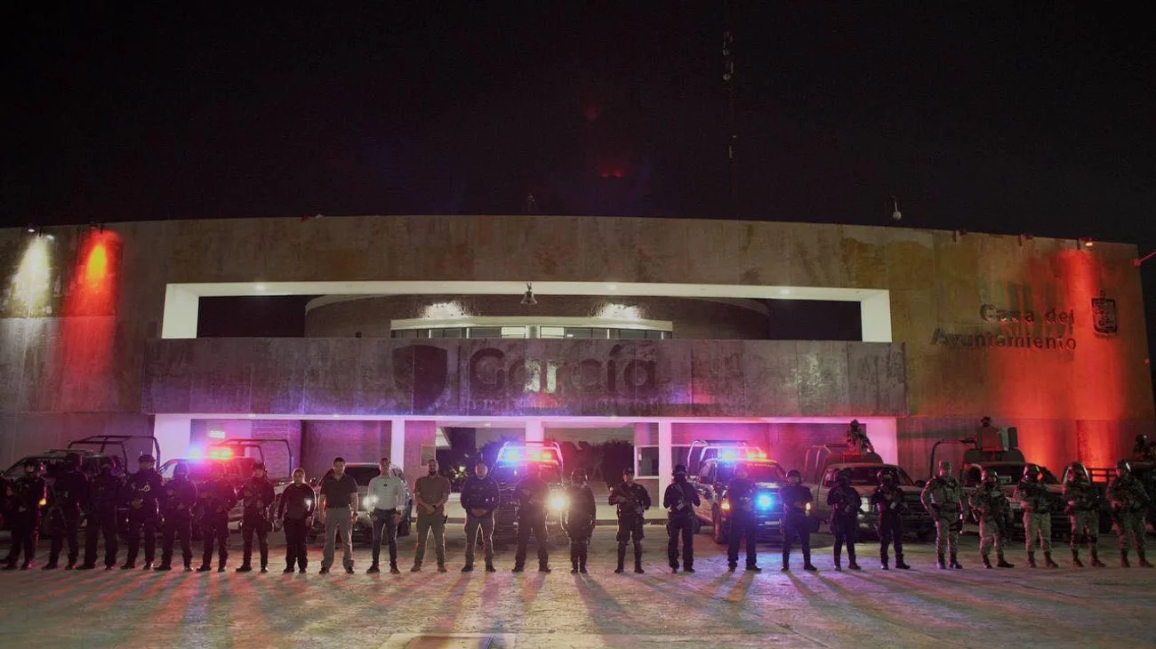 Llegan fuerzas federales para reforzar seguridad en García 