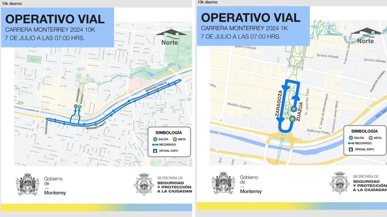 Cerrará Tránsito de Monterrey vialidades por carrera 