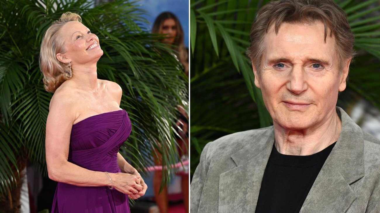 Revela Pamela Anderson detalles sobre su romance con Liam Neeson