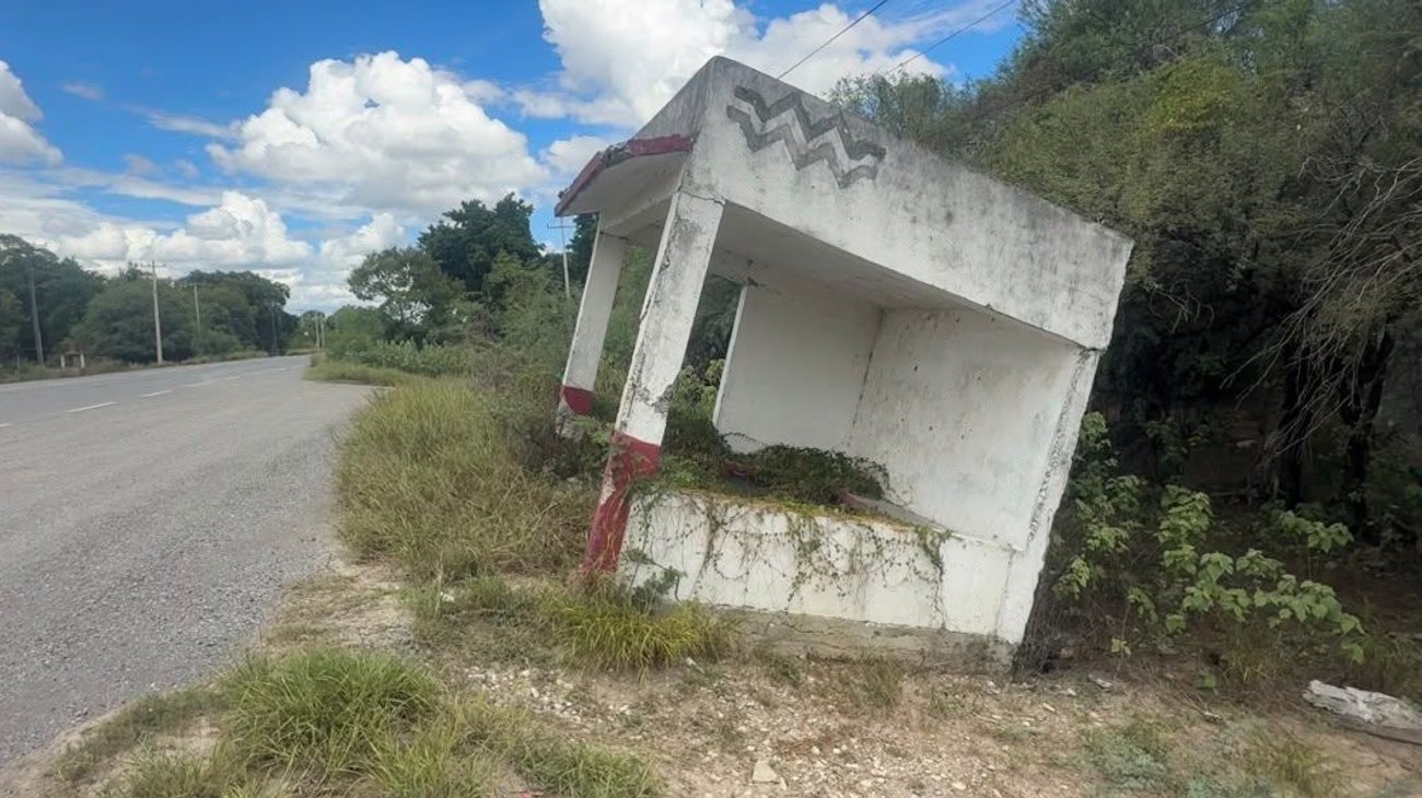 Dejan en el olvido paradores de autobús en Tamaulipas