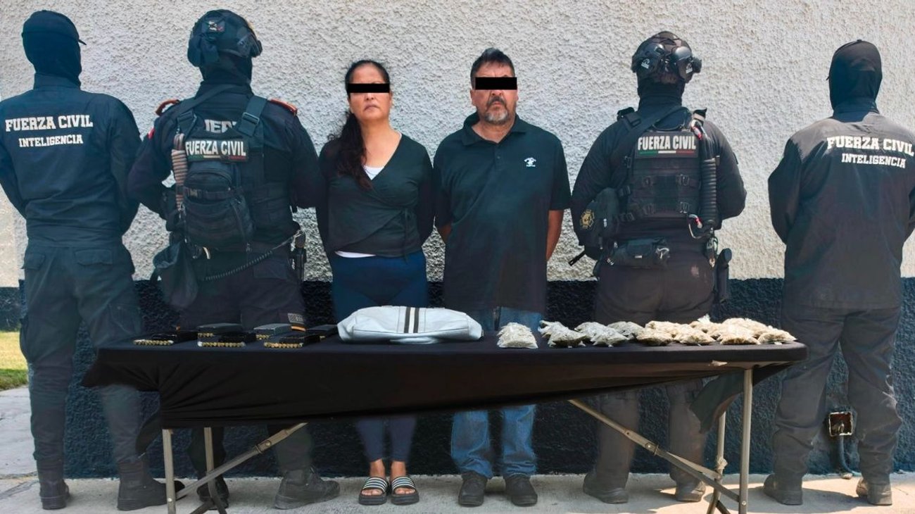 Capturan a pareja señalada por presunta extorsión en Mina