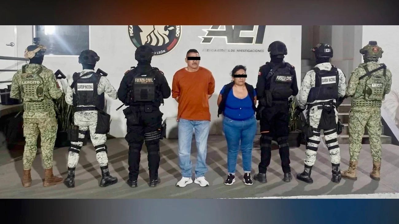 Capturan a pareja con arma y droga durante operativo