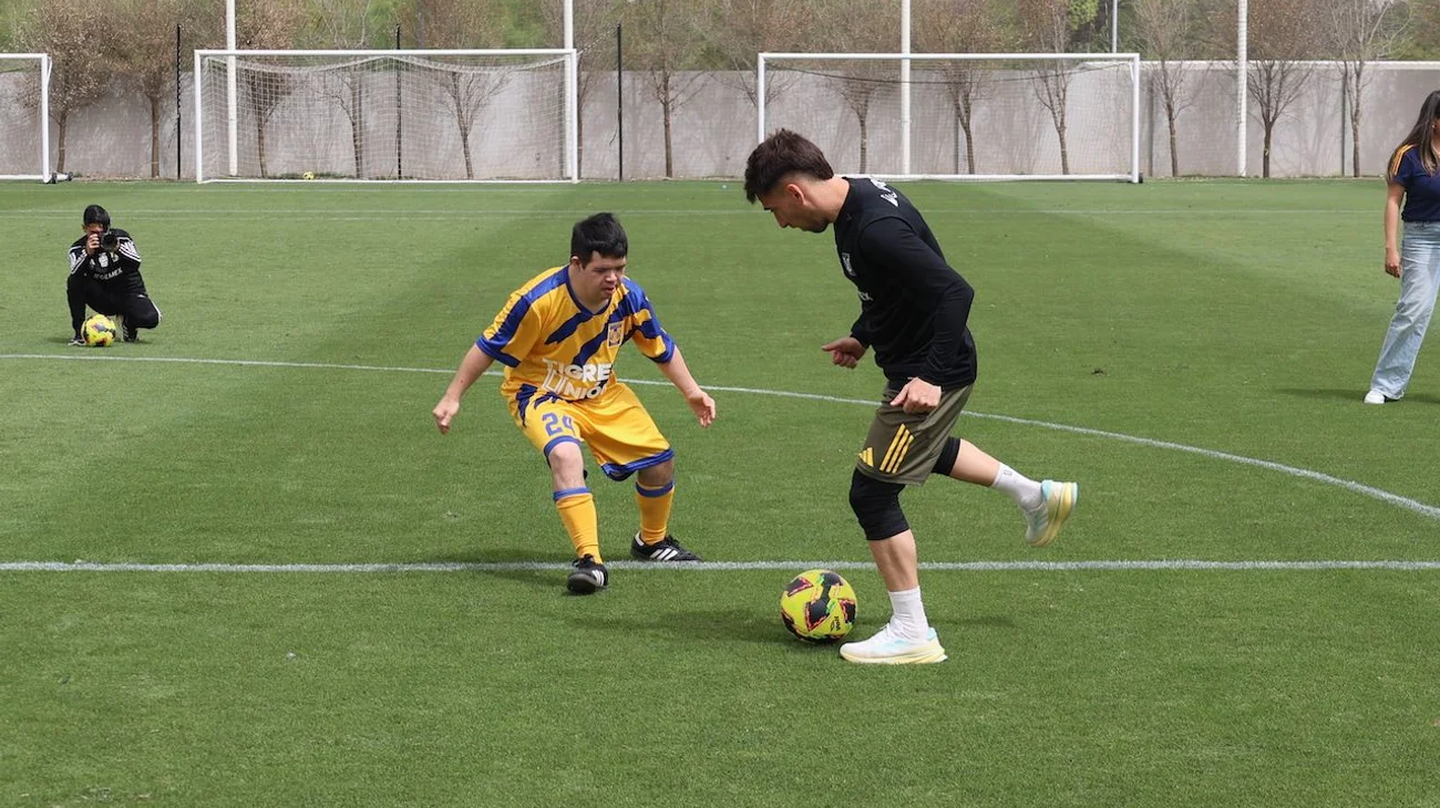 Conmemora Tigres día del Sindrome de Down con reta inclusiva