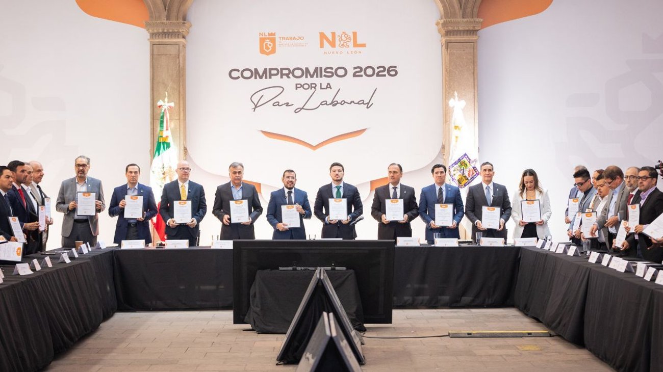 Paz laboral atrae US$125,000 millones en últimos cuatro años a NL