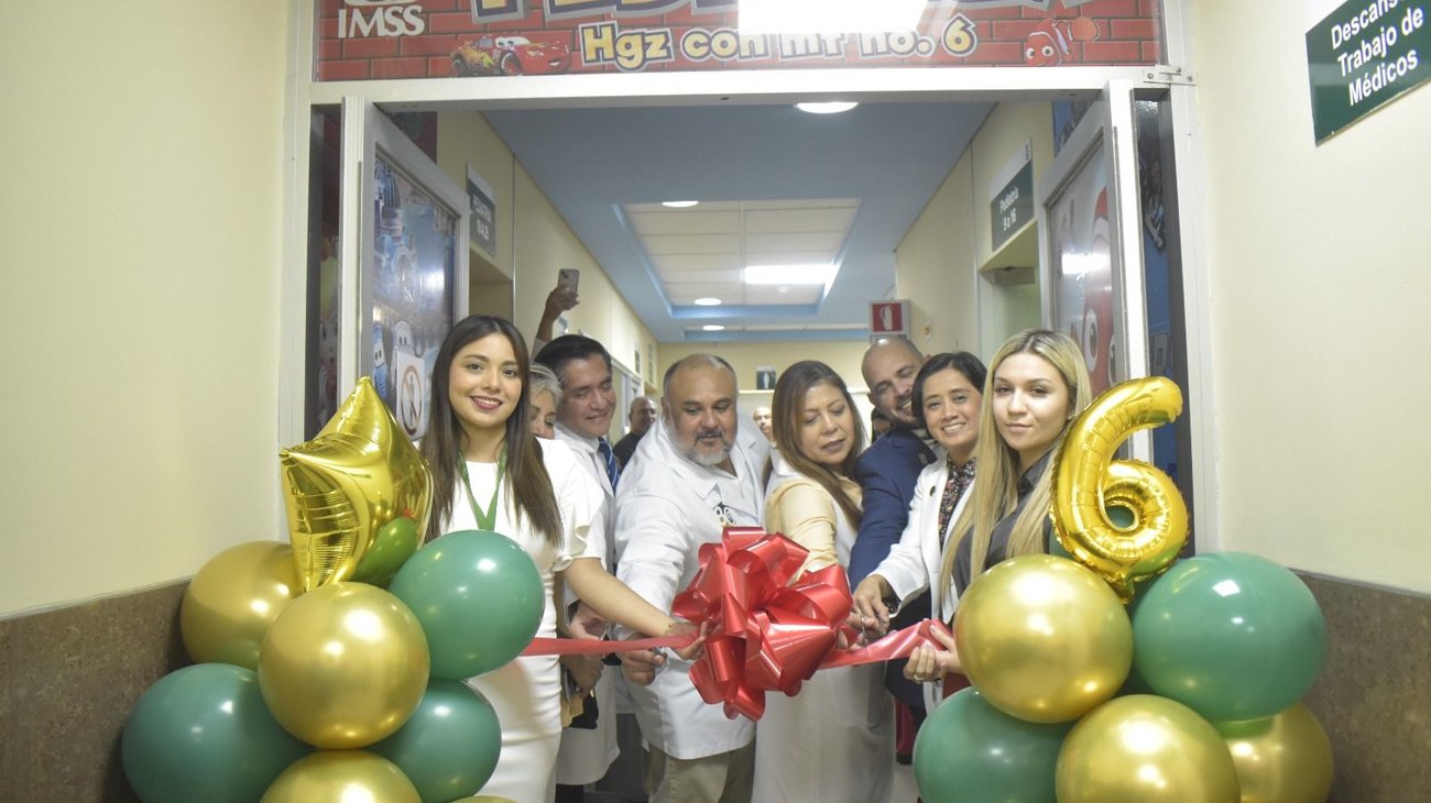 Pediatría en clínica 6 del IMSS tiene nueva imagen