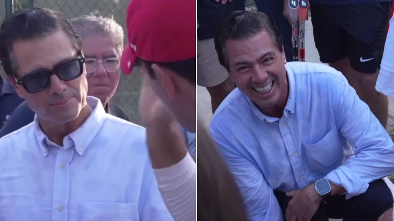 Reaparece Peña Nieto durante show de magia en Punta Cana