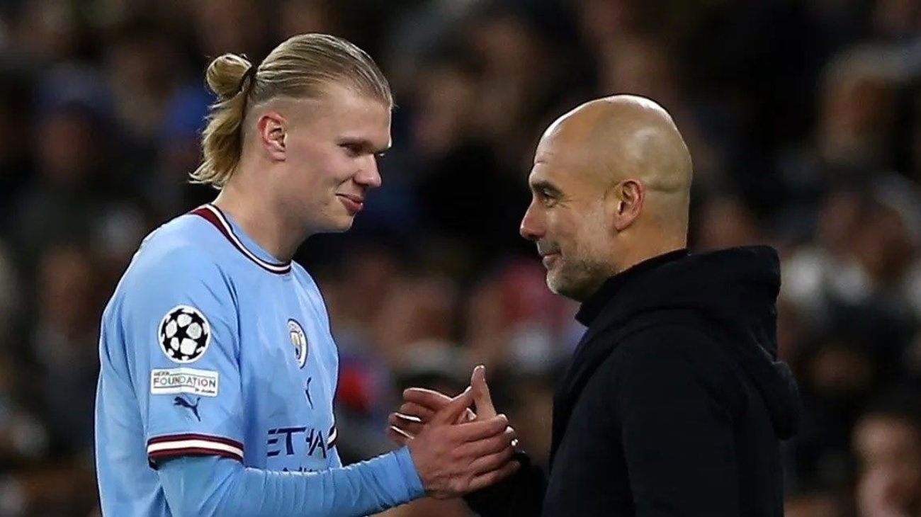 Haaland y Guardiola, Jugador y Entrenador del año de la UEFA