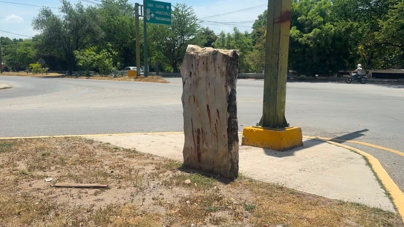 Urgen proteger señalamiento de piedra en carretera Victoria–Tula