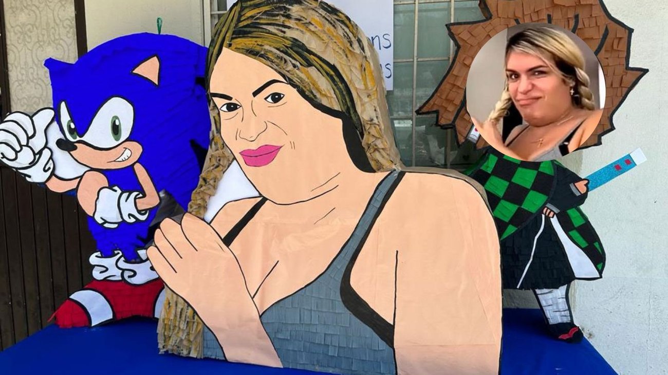 Venden piñatas de Wendy Guevara en Monterrey 