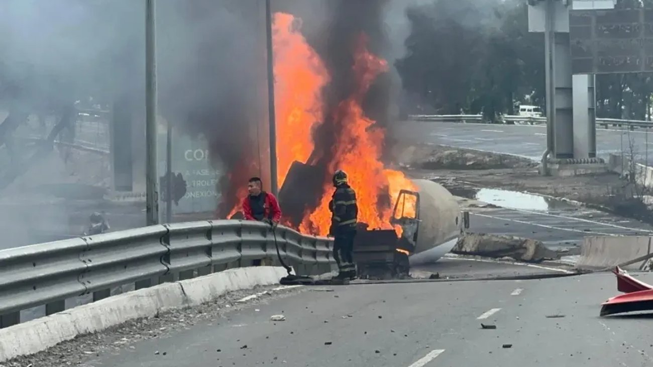 Exceso de velocidad: causa de explosión de pipa en CDMX