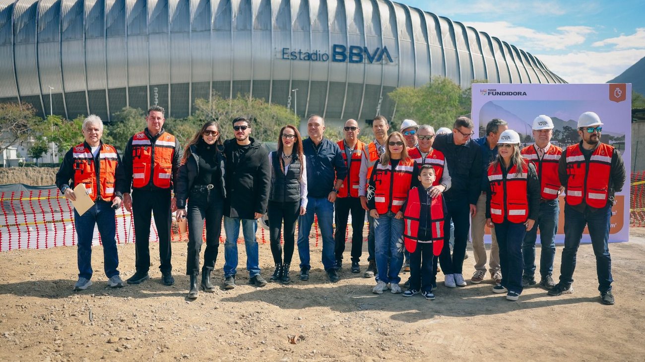Supervisa Samuel García avances en obras del Parque del Agua