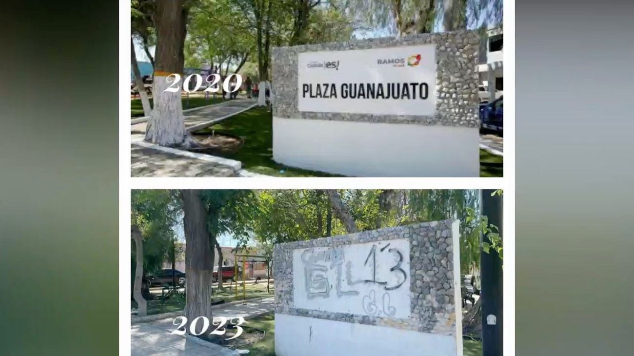 Destruyen en tres años plaza pública de Ramos Arizpe
