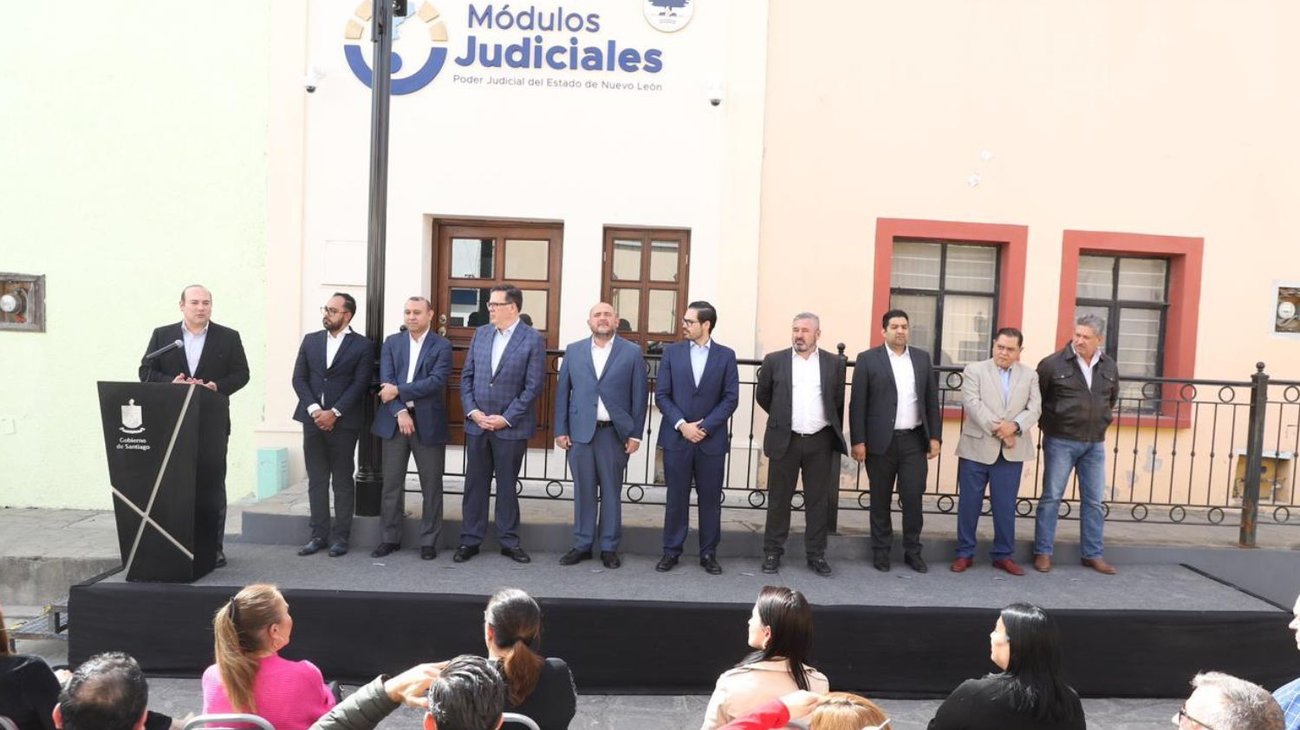 Instalan módulo judicial y juzgado cívico en Santiago