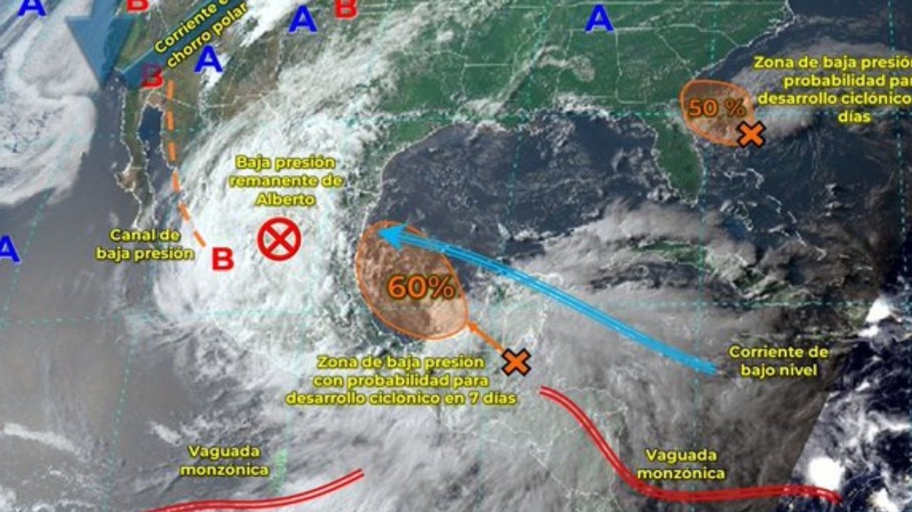 Podría NL experimentar lluvias durante cinco días seguidos