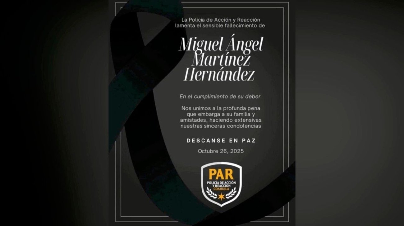 Muere policía estatal de Coahuila herido en enfrentamiento