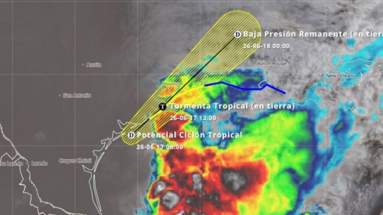 Potencial ciclón tropical uno se aleja del territorio mexicano