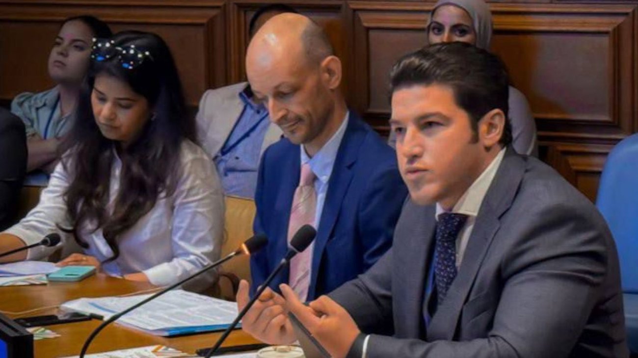 Presenta Samuel plan estratégico del agua en la ONU