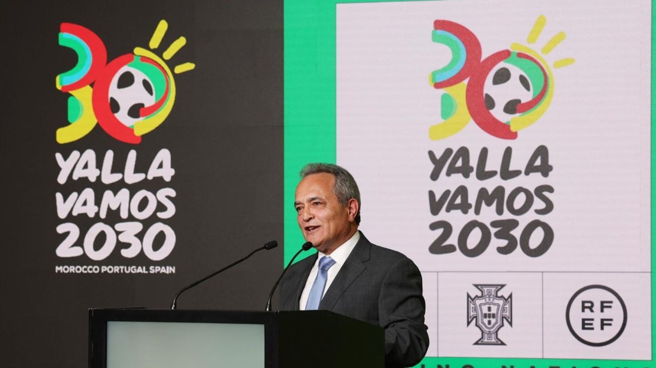 Con sol, mar y fútbol: así es el logo del Mundial 2030