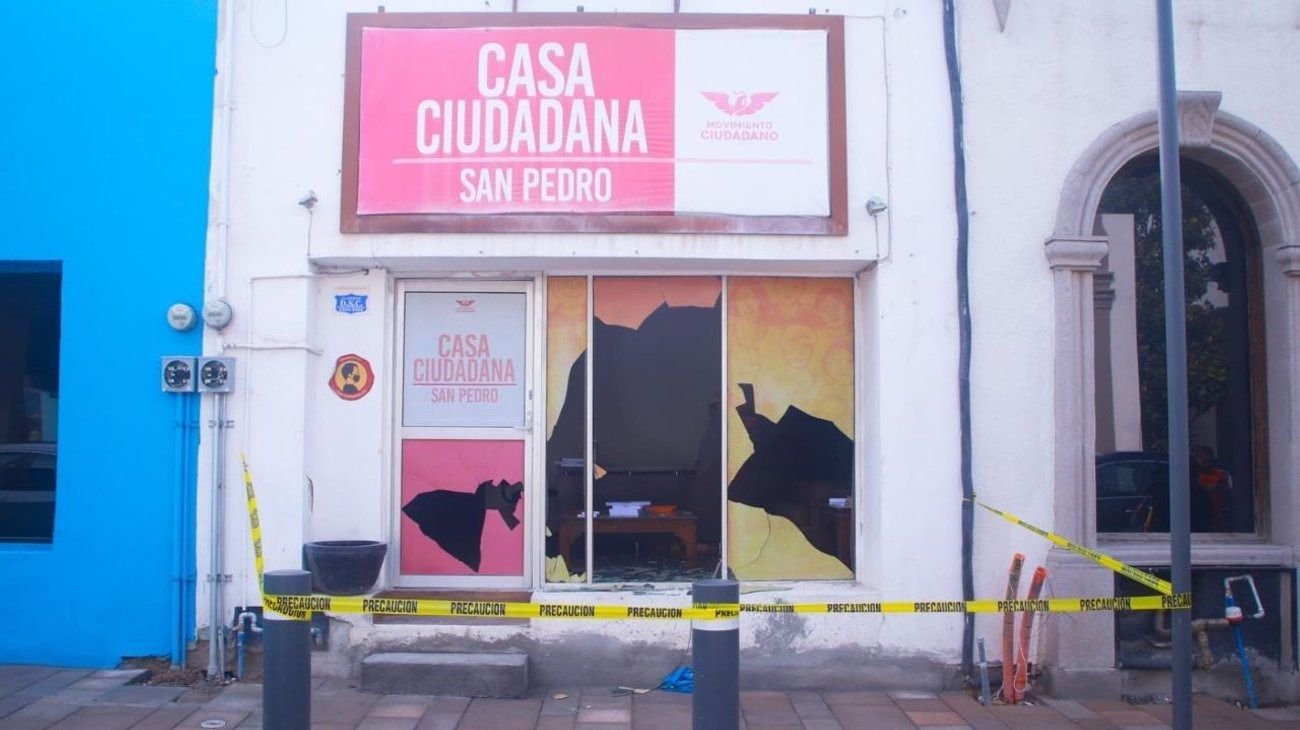 Prisión preventiva a sospechoso de vandalizar oficinas de MC