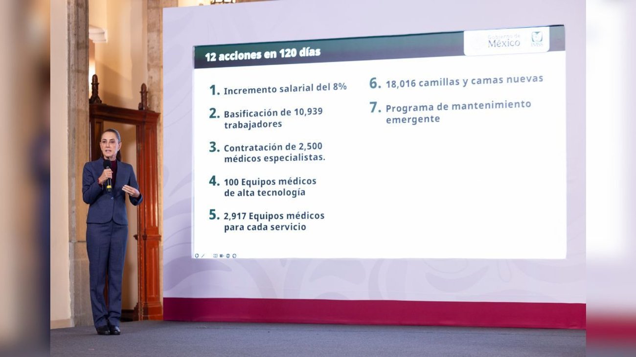Presentan programa de 12 medidas para mejorar servicios del IMSS