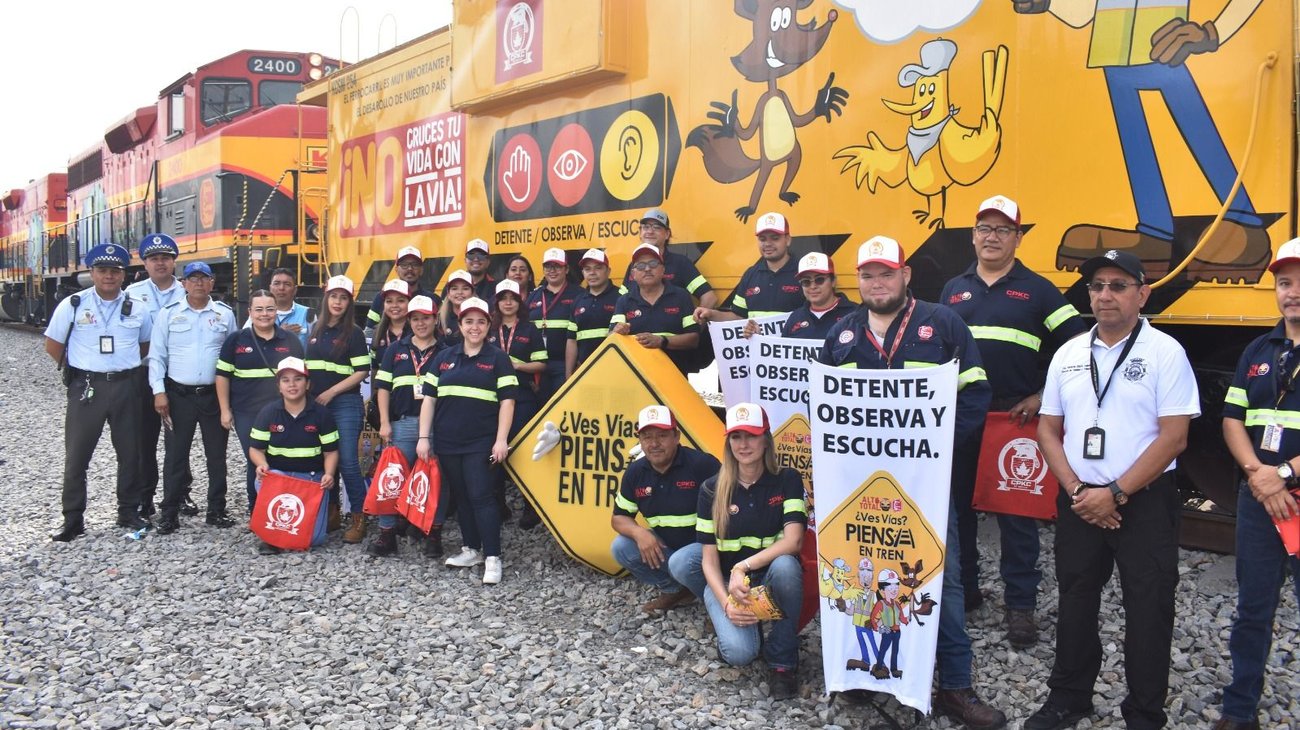 Lanzan campaña 'Alto total' para evitar accidentes con tren