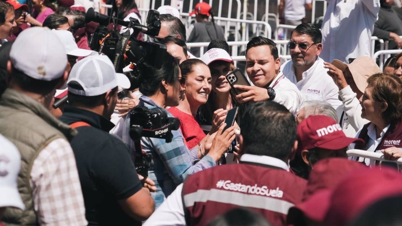 Promete Sheinbaum agua y transporte público para NL