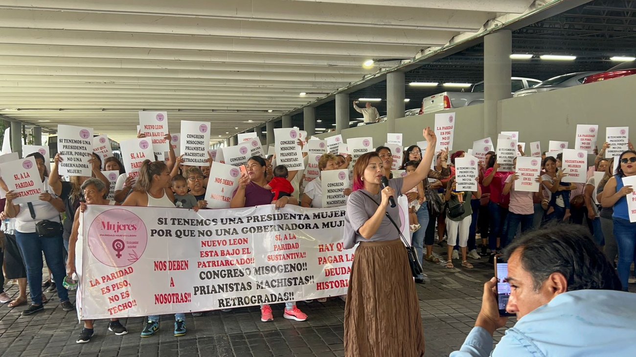 Protestan en favor de reforma de paridad para gubernatura