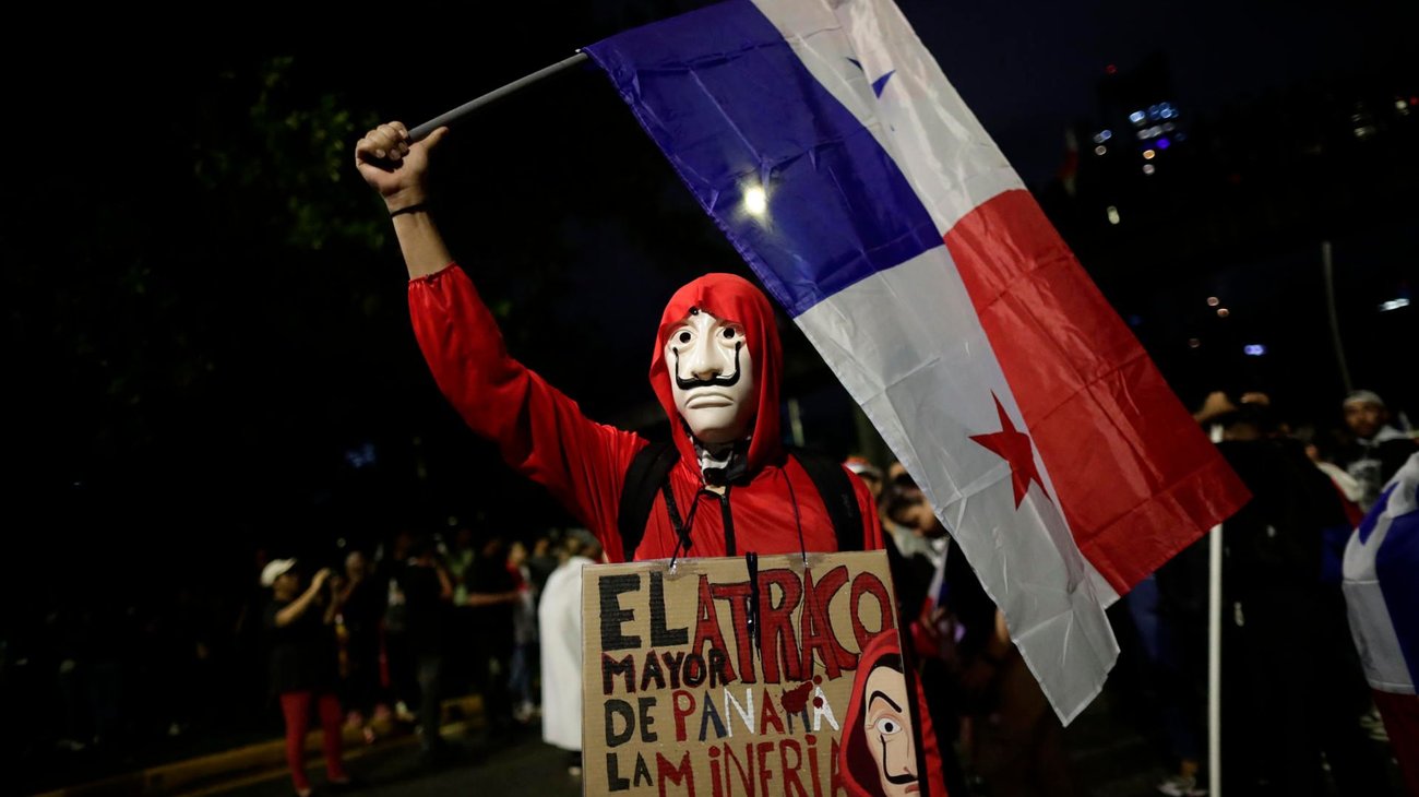 Protestas en Panamá contra el nuevo contrato minero